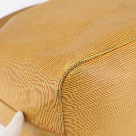 LOUIS VUITTON Epi Petit Noe Shoulder Bag Yellow M44109 LV Auth 147920