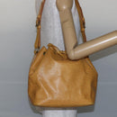 LOUIS VUITTON Epi Petit Noe Shoulder Bag Yellow M44109 LV Auth 147920-20