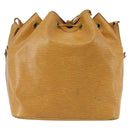 LOUIS VUITTON Epi Petit Noe Shoulder Bag Yellow M44109 LV Auth 147920-2