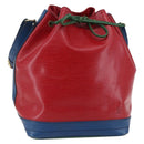 LOUIS VUITTON Epi Noe Shoulder Bag Tricolor Red Green blue M44082 LV Auth 147921-1