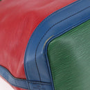 LOUIS VUITTON Epi Noe Shoulder Bag Tricolor Red Green blue M44082 LV Auth 147921-14