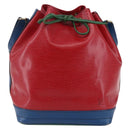 LOUIS VUITTON Epi Noe Shoulder Bag Tricolor Red Green blue M44082 LV Auth 147921-13