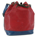 LOUIS VUITTON Epi Noe Shoulder Bag Tricolor Red Green blue M44082 LV Auth 147922-1