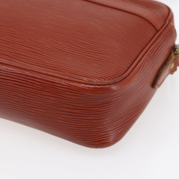 LOUIS VUITTON Epi Trocadero 24 Shoulder Bag Brown M52313 LV Auth 147923