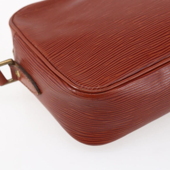 LOUIS VUITTON Epi Trocadero 24 Shoulder Bag Brown M52313 LV Auth 147923