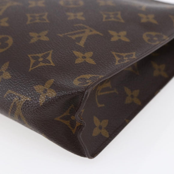 LOUIS VUITTON Monogram Poche Toilette 26 Pouch M47542 LV Auth 147926