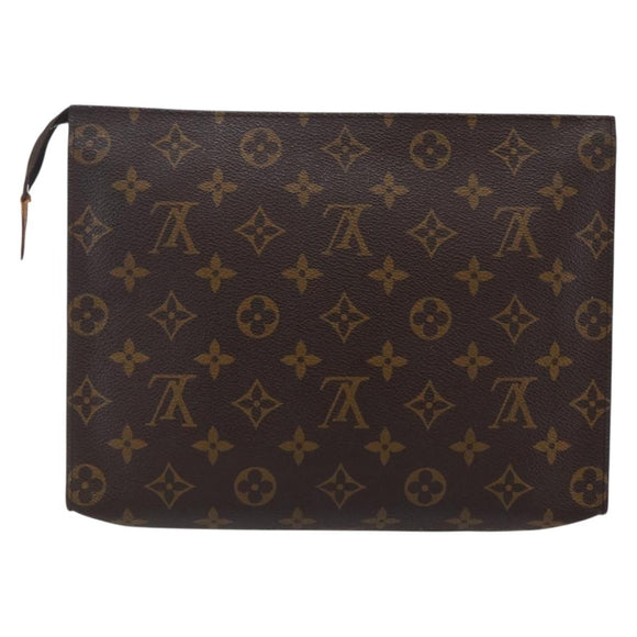 LOUIS VUITTON Monogram Poche Toilette 26 Pouch M47542 LV Auth 147926