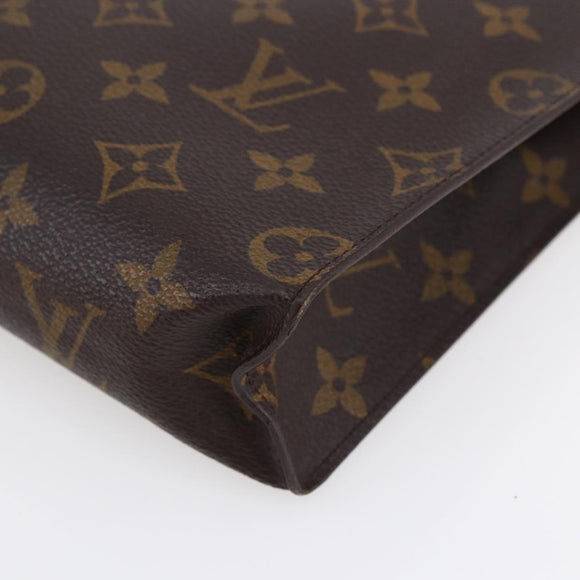 LOUIS VUITTON Monogram Poche Toilette 26 Pouch M47542 LV Auth 147926