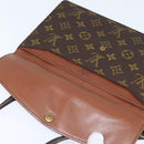 LOUIS VUITTON Monogram Double Rabat Shoulder Bag M51815 LV Auth 147932-20