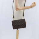 LOUIS VUITTON Monogram Double Rabat Shoulder Bag M51815 LV Auth 147932-26