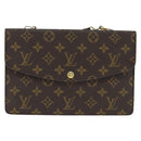 LOUIS VUITTON Monogram Double Rabat Shoulder Bag M51815 LV Auth 147932-13