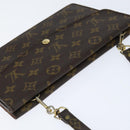 LOUIS VUITTON Monogram Double Rabat Shoulder Bag M51815 LV Auth 147932-6