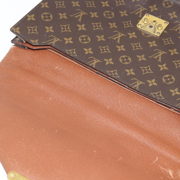 LOUIS VUITTON Monogram Serviette Conseiller Briefcase M53331 LV Auth 147933