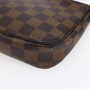 LOUIS VUITTON Damier Ebene Pochette Accessoires Pouch N41206 LV Auth 147934-16