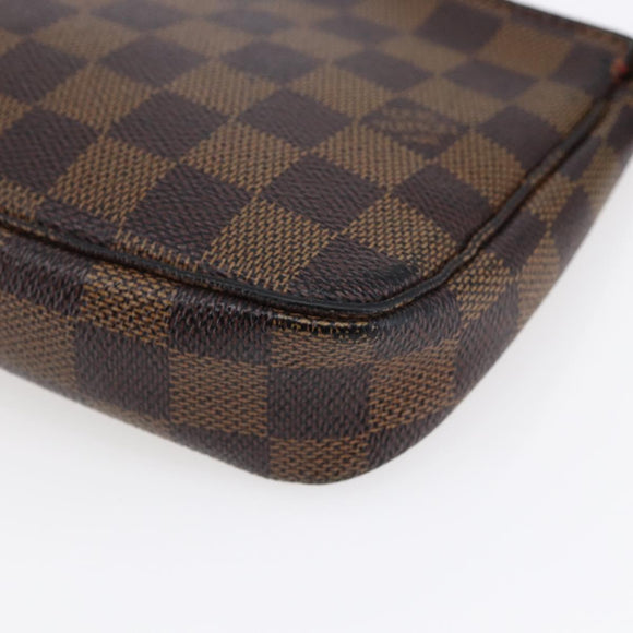 LOUIS VUITTON Damier Ebene Pochette Accessoires Pouch N41206 LV Auth 147934