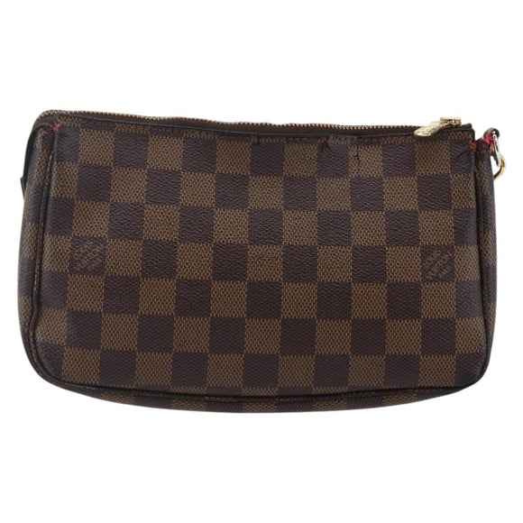 LOUIS VUITTON Damier Ebene Pochette Accessoires Pouch N41206 LV Auth 147934