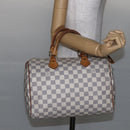 LOUIS VUITTON Damier Azur Speedy 30 Hand Bag N41533 LV Auth 147935-23