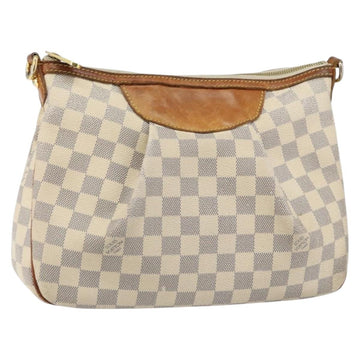 LOUIS VUITTON Damier Azur Siracusa PM Shoulder Bag N41113 LV Auth 147936