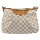 LOUIS VUITTON Damier Azur Siracusa PM Shoulder Bag N41113 LV Auth 147936-2