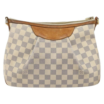 LOUIS VUITTON Damier Azur Siracusa PM Shoulder Bag N41113 LV Auth 147936 - 0
