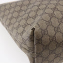 GUCCI GG Supreme Tote Bag PVC Beige Silver 211137 Auth 147938-15