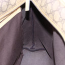 GUCCI GG Supreme Tote Bag PVC Beige Silver 211137 Auth 147938-21