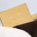 GUCCI GG Supreme Tote Bag PVC Beige Silver 211137 Auth 147938-12