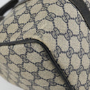 GUCCI GG Supreme Sherry Line Boston Bag PVC Navy Gold 012 3842 33 39 Auth 147940-15