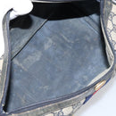 GUCCI GG Supreme Sherry Line Boston Bag PVC Navy Gold 012 3842 33 39 Auth 147940-10