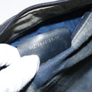 GUCCI GG Supreme Sherry Line Boston Bag PVC Navy Gold 012 3842 33 39 Auth 147940-12