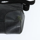 GUCCI GG Canvas Shoulder Bag Black Silver 114273 Auth 147943-14