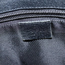 GUCCI GG Canvas Shoulder Bag Black Silver 114273 Auth 147943-18