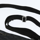 GUCCI GG Canvas Shoulder Bag Black Silver 114273 Auth 147943-8