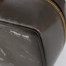 GUCCI Bamboo Vanity Hand Bag Leather Brown Gold 032 1705 0151 Auth 147944-8