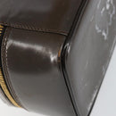 GUCCI Bamboo Vanity Hand Bag Leather Brown Gold 032 1705 0151 Auth 147944-17