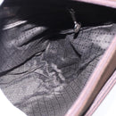 GUCCI Bamboo Hand Bag Nylon 2way Brown Silver 000 2404 Auth 147946-19