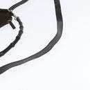 GUCCI Bamboo Hand Bag Nylon 2way Brown Silver 000 2404 Auth 147946-8