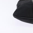 GUCCI Web Sherry Line Shoulder Bag Nylon Black 181068 Auth 147947-9