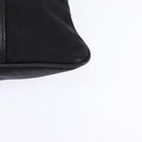 GUCCI Web Sherry Line Shoulder Bag Nylon Black 181068 Auth 147947-14