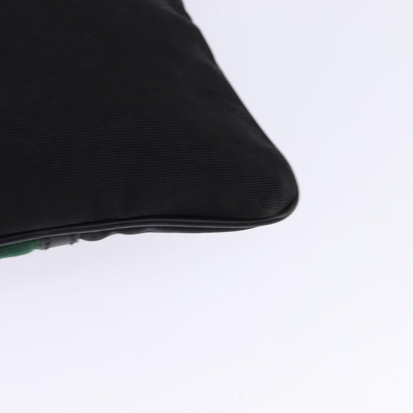 GUCCI Web Sherry Line Shoulder Bag Nylon Black 181068 Auth 147947