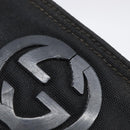 GUCCI Web Sherry Line Shoulder Bag Nylon Black 181068 Auth 147947-10