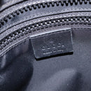 GUCCI Web Sherry Line Shoulder Bag Nylon Black 181068 Auth 147947-17