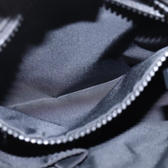 GUCCI Web Sherry Line Shoulder Bag Nylon Black 181068 Auth 147947