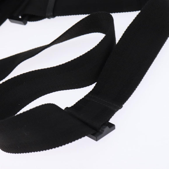 GUCCI Web Sherry Line Shoulder Bag Nylon Black 181068 Auth 147947