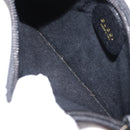 GUCCI Bamboo Shoulder Bag Leather Black Gold 001 2113 1880 Auth 147949-21