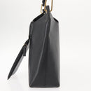 GUCCI Bamboo Shoulder Bag Leather Black Gold 001 2113 1880 Auth 147949-3