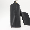 GUCCI Bamboo Shoulder Bag Leather Black Gold 001 2113 1880 Auth 147949-4