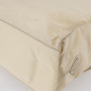 PRADA Tote Bag Nylon Ivory Silver Auth 147950-15