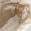 PRADA Tote Bag Nylon Ivory Silver Auth 147950-20