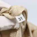 PRADA Tote Bag Nylon Ivory Silver Auth 147950-12